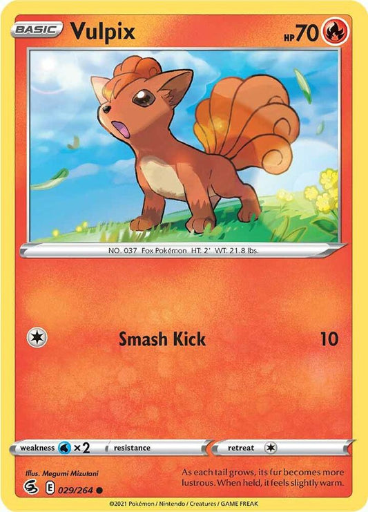 Pokemon Vulpix 29/264 Fusion Strike