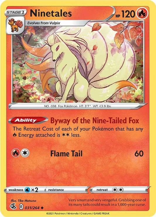Pokemon Ninetales 31/264 Fusion Strike