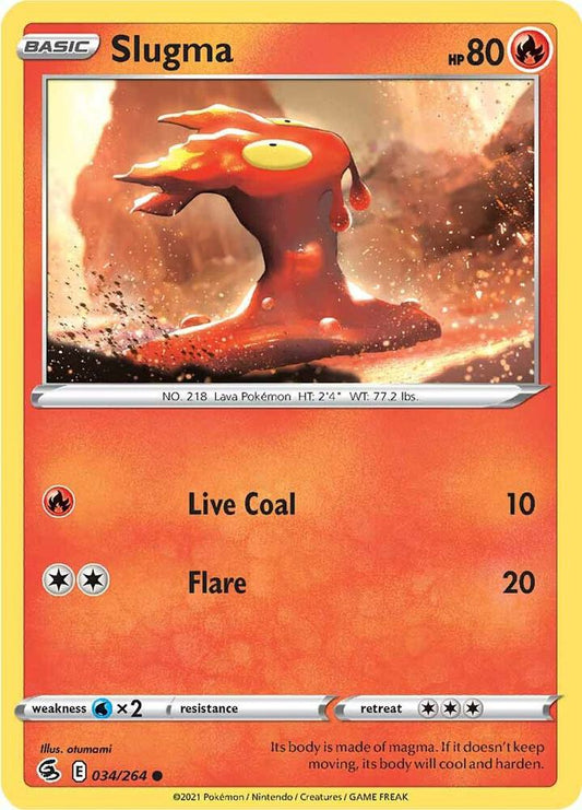 Pokemon Slugma 34/264 Fusion Strike