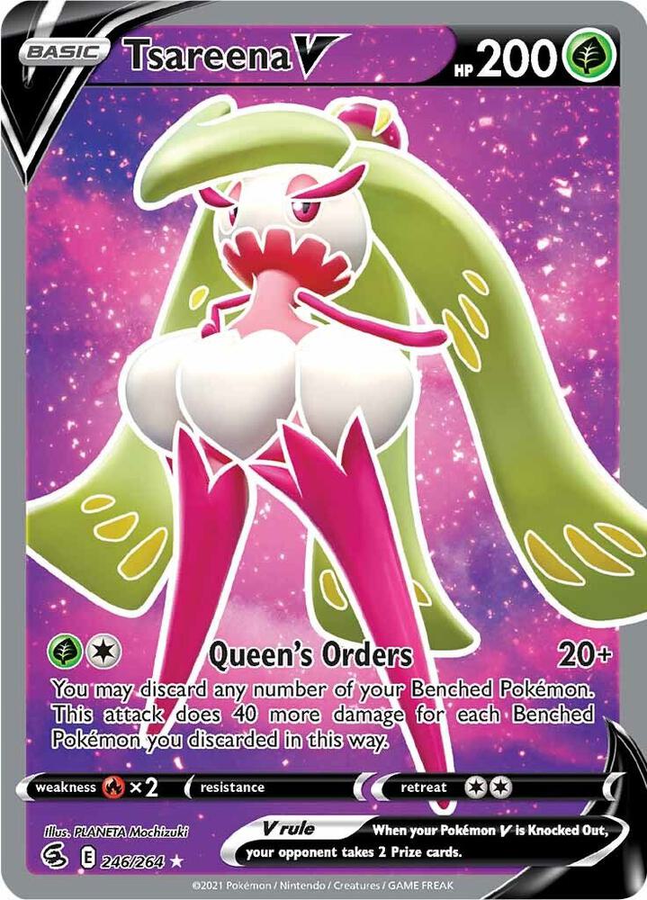 Pokemon Tsareena V 246/264 Fusion Strike