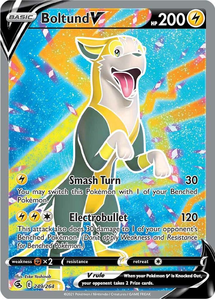 Pokemon Boltund V 249/264 Fusion Strike