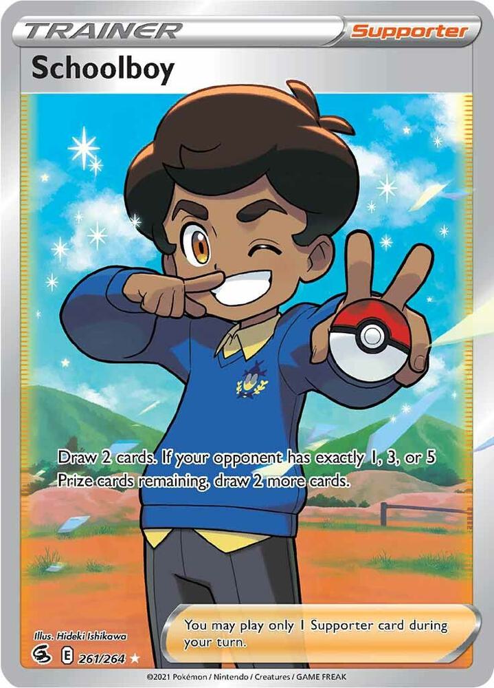 Pokemon Schoolboy 261/264 Fusion Strike