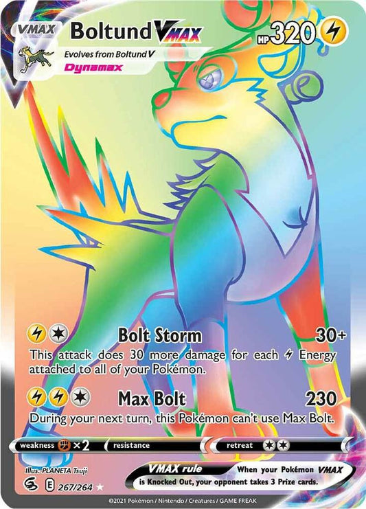 Pokemon Boltund VMAX 267/264 Fusion Strike