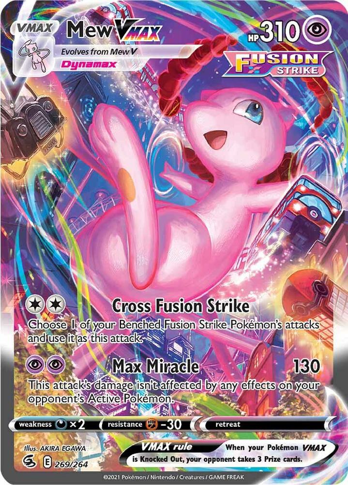 Pokemon Mew VMAX 269/264 Fusion Strike