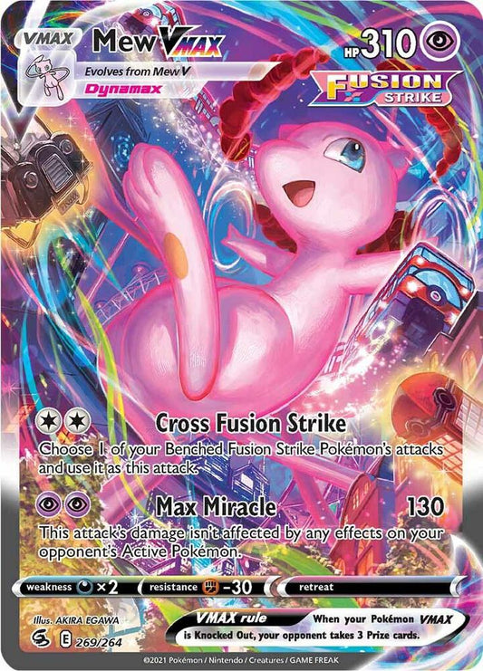 Pokemon Mew VMAX 269/264 Fusion Strike