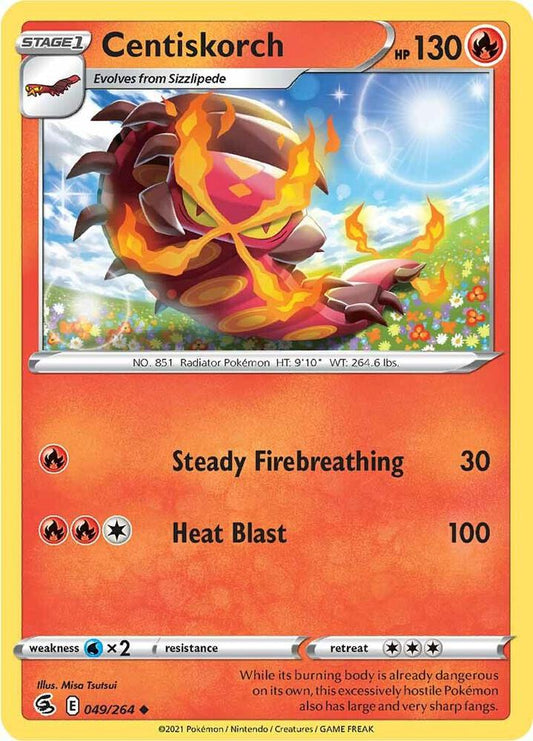 Pokemon Centiskorch 49/264 Fusion Strike