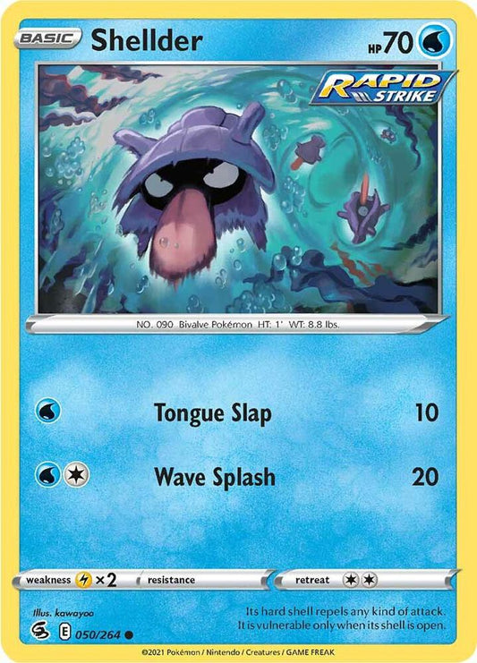 Pokemon Shellder 50/264 Fusion Strike