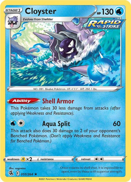 Pokemon Cloyster 51/264 Fusion Strike