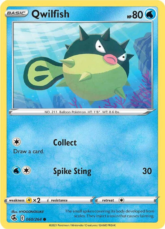 Pokemon Qwilfish 60/264 Fusion Strike