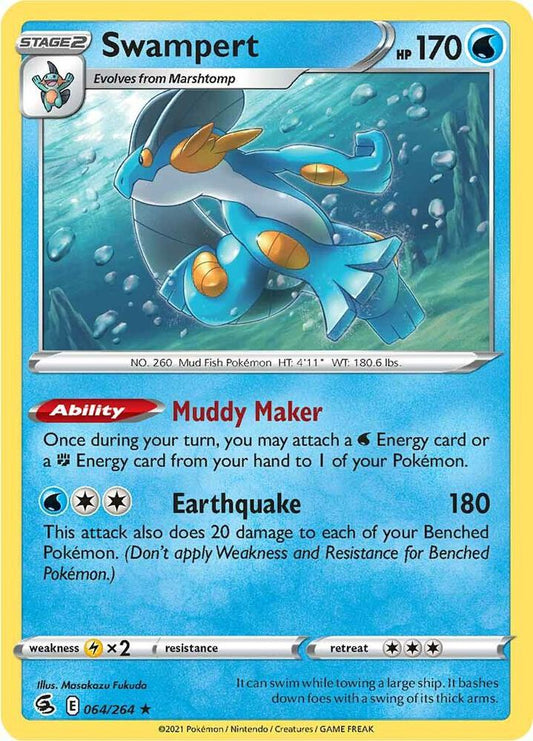 Pokemon Swampert 64/264 Fusion Strike