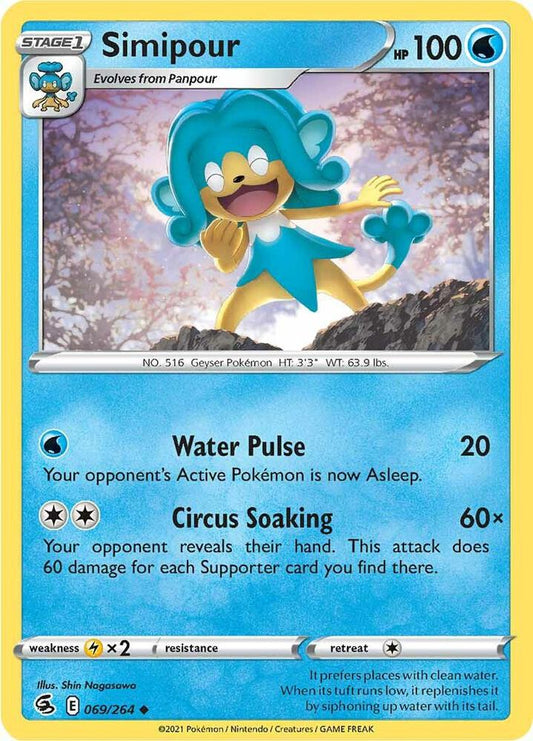 Pokemon Simipour 69/264 Fusion Strike