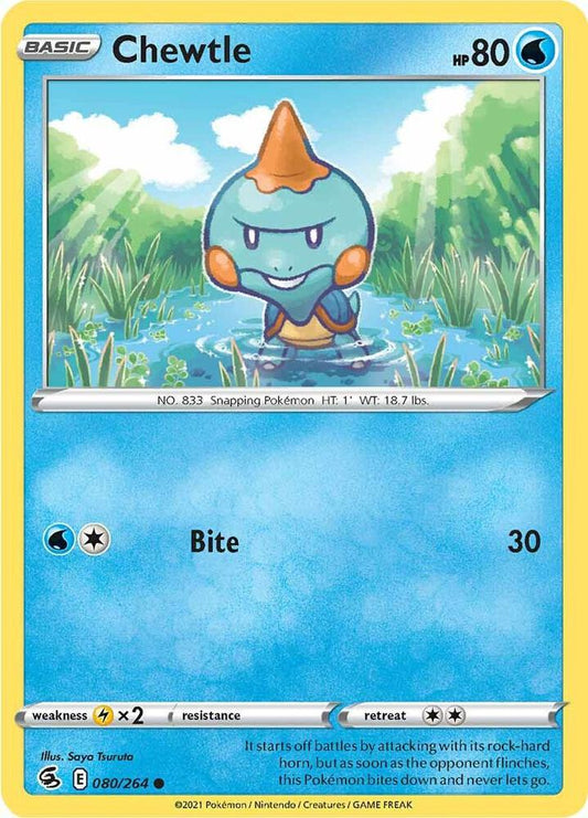 Pokemon Chewtle 80/264 Fusion Strike