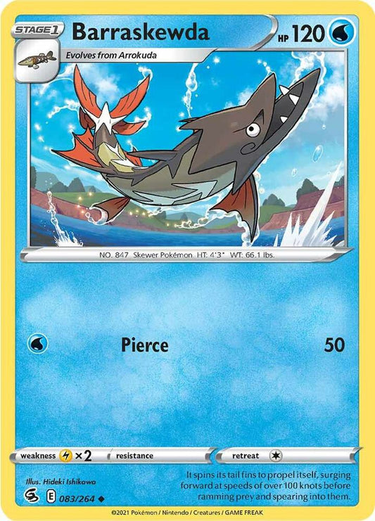 Pokemon Barraskewda 83/264 Fusion Strike