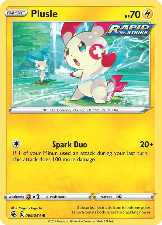 Pokemon Plusle 89/264 Fusion Strike