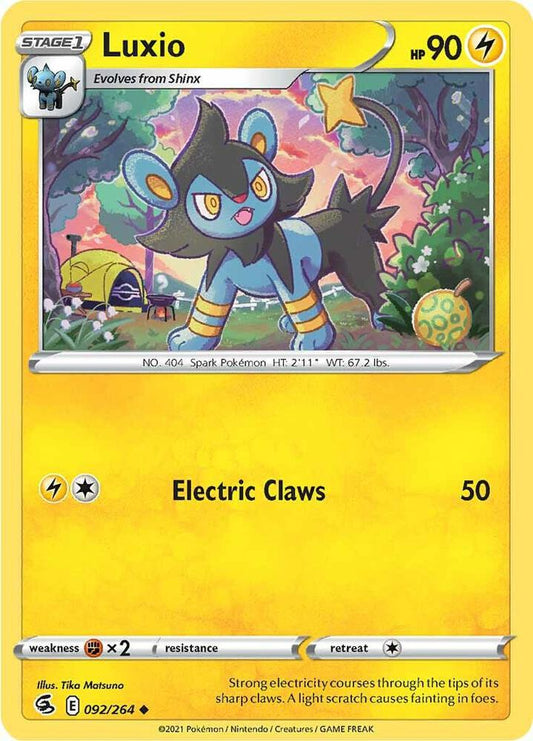 Pokemon Luxio 92/264 Fusion Strike