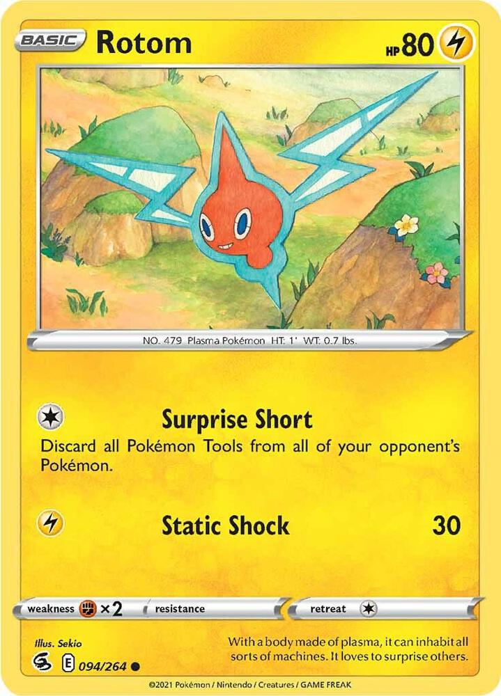 Pokemon Rotom 94/264 Fusion Strike