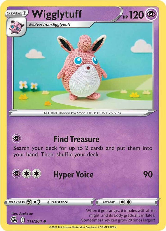Pokemon Wigglytuff 111/264 Fusion Strike