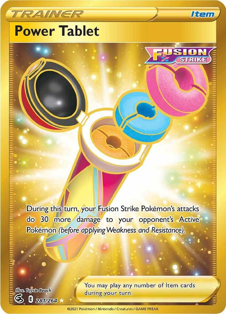 Pokemon Power Tablet 281/264 Fusion Strike