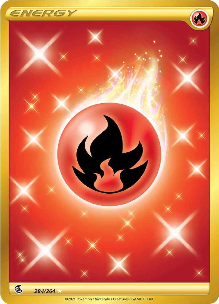 Pokemon Fire Energy 284/264 Fusion Strike