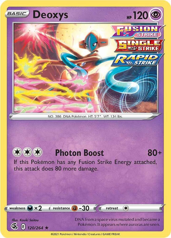 Pokemon Deoxys 120/264 Fusion Strike
