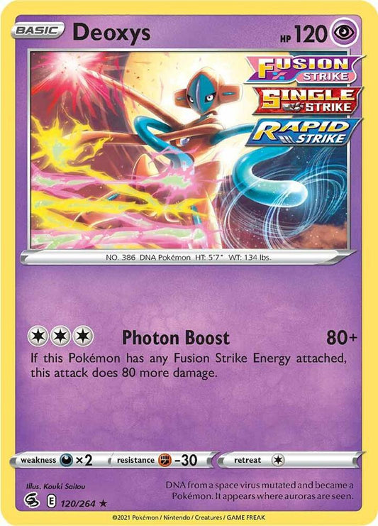 Pokemon Deoxys 120/264 Fusion Strike