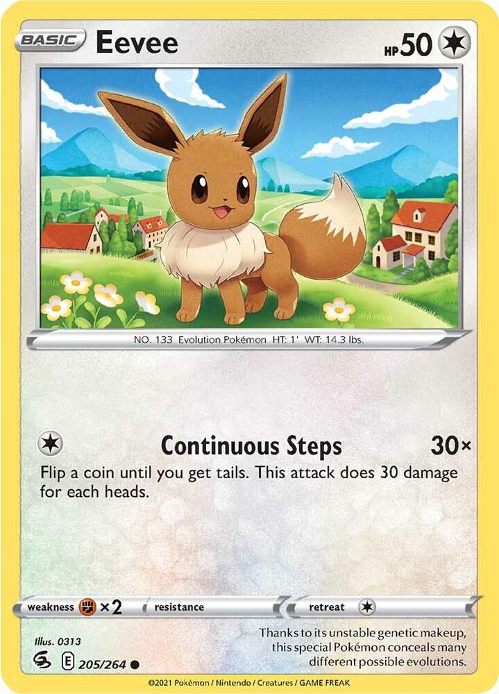 Pokemon Eevee 205/264 Fusion Strike