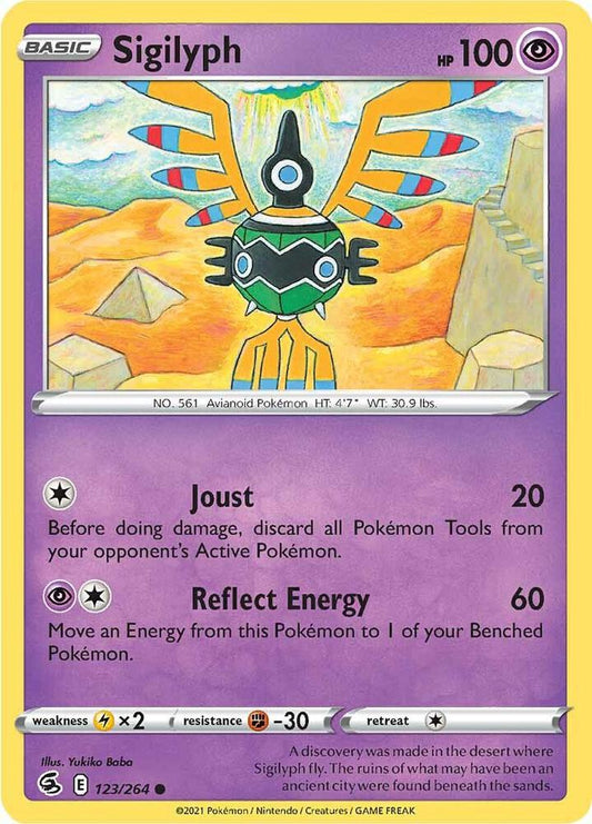 Pokemon Sigilyph 123/264 Fusion Strike