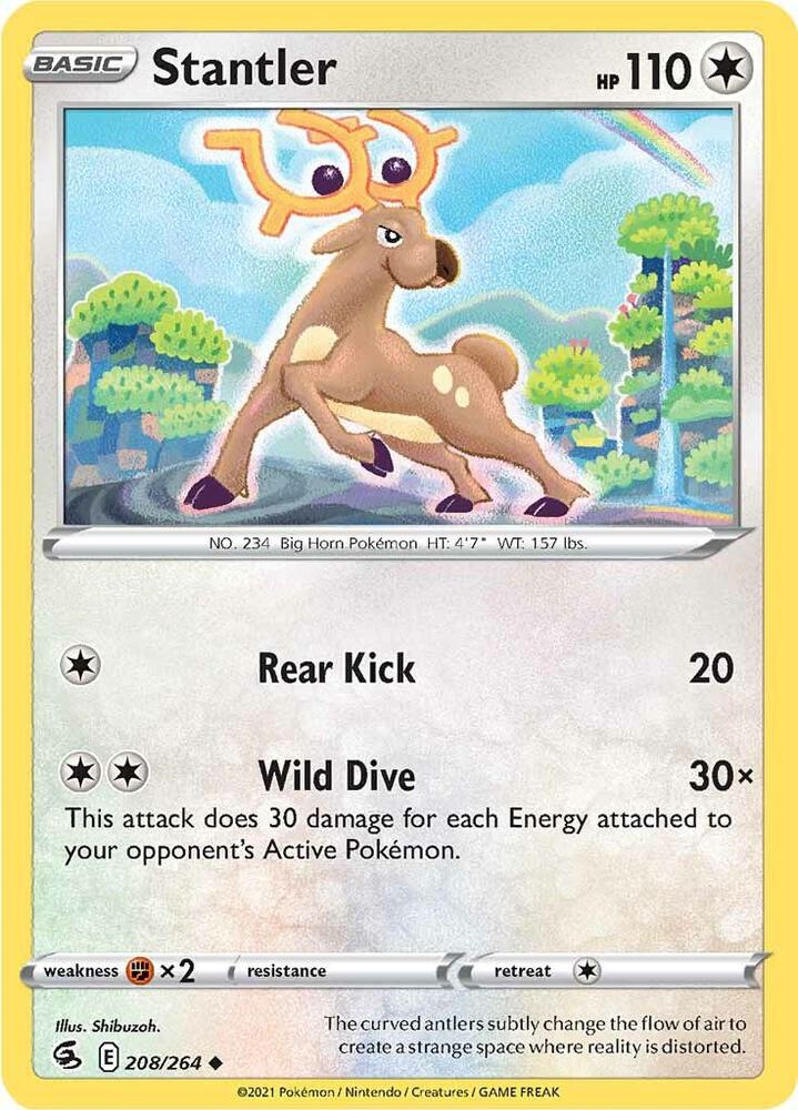 Pokemon Stantler 208/264 Fusion Strike