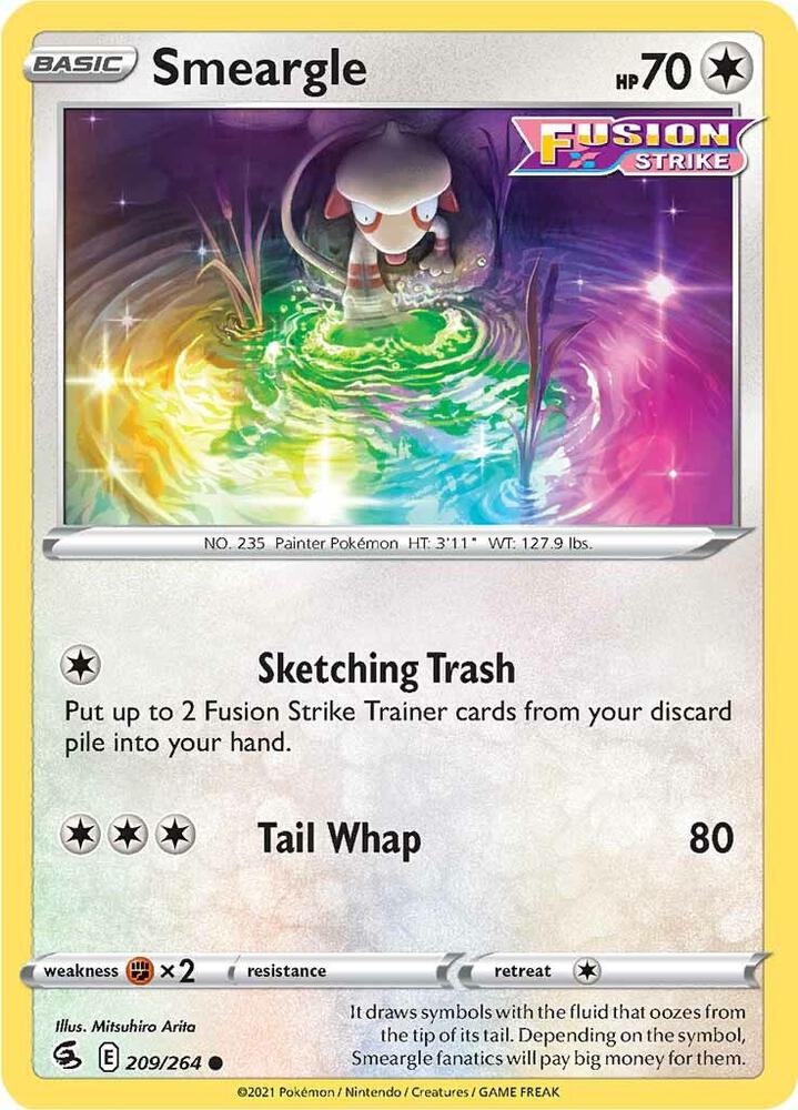 Pokemon Smeargle 209/264 Fusion Strike