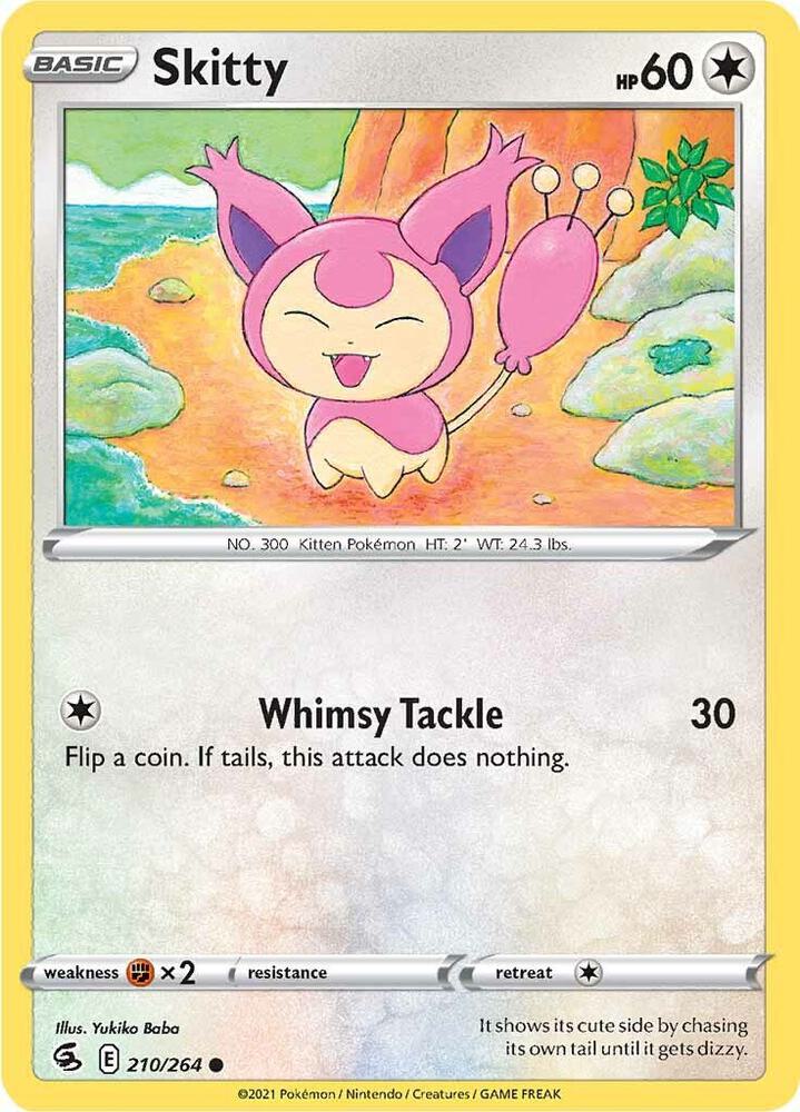 Pokemon Skitty 210/264 Fusion Strike