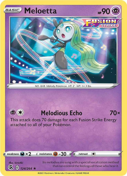 Pokemon Meloetta 124/264 Fusion Strike