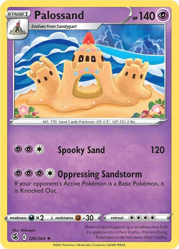 Pokemon Palossand 126/264 Fusion Strike