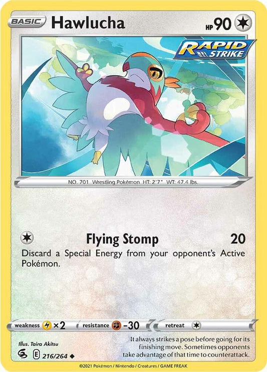 Pokemon Hawlucha 216/264 Fusion Strike