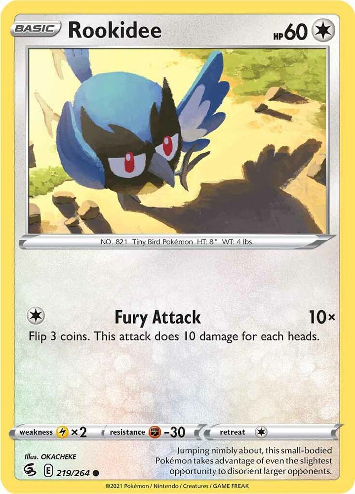 Pokemon Rookidee 219/264 Fusion Strike