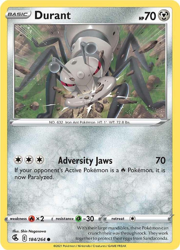 Pokemon Durant 184/264 Fusion Strike