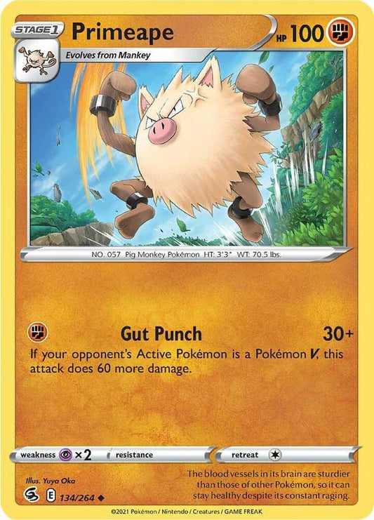 Pokemon Primeape 134/264 Fusion Strike