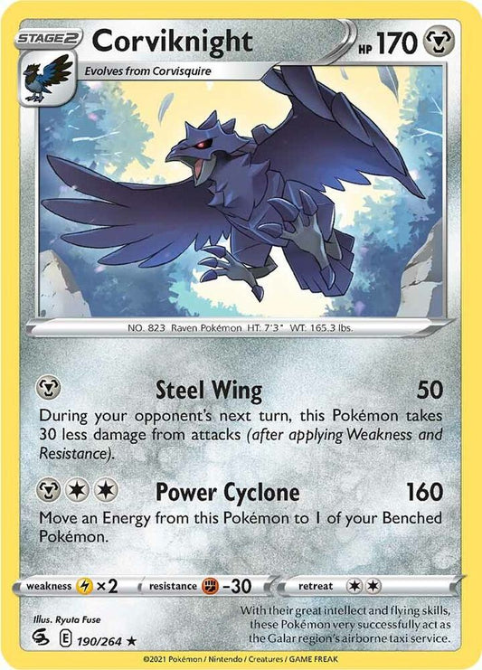 Pokemon Corviknight 190/264 Fusion Strike