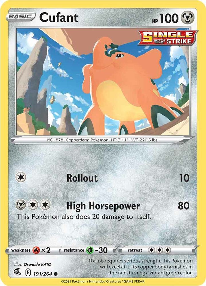 Pokemon Cufant 191/264 Fusion Strike