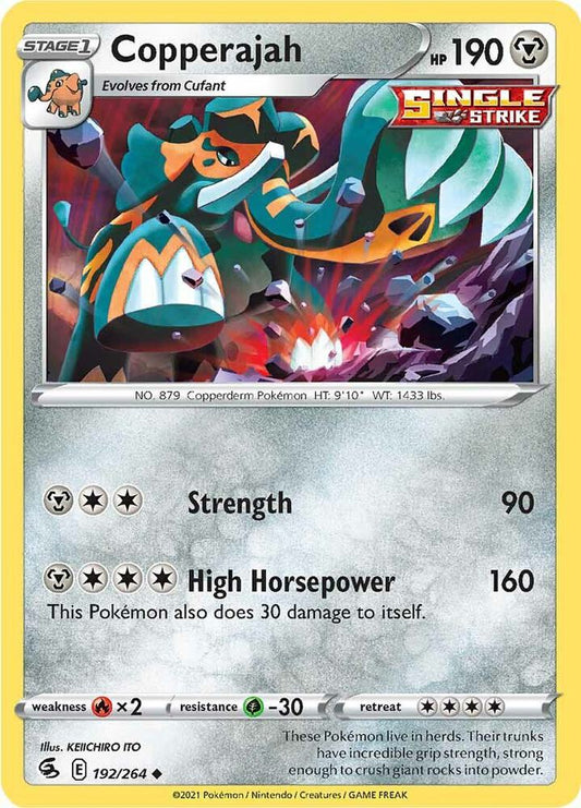 Pokemon Copperajah 192/264 Fusion Strike