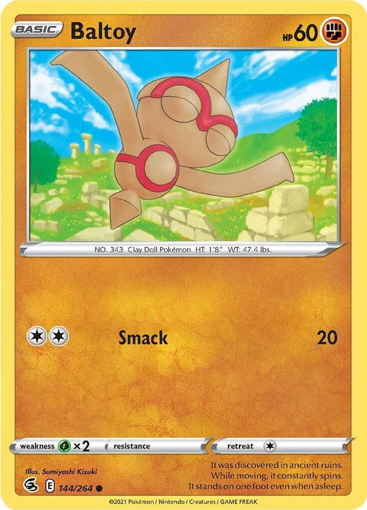 Pokemon Baltoy 144/264 Fusion Strike