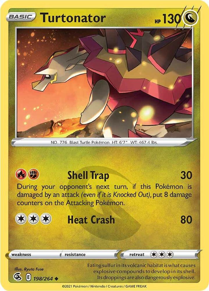 Pokemon Turtonator 198/264 Fusion Strike