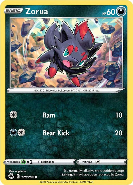 Pokemon Zorua 170/264 Fusion Strike