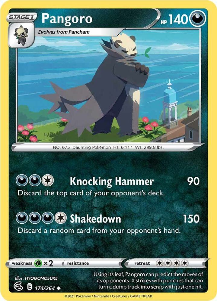 Pokemon Pangoro 174/264 Fusion Strike