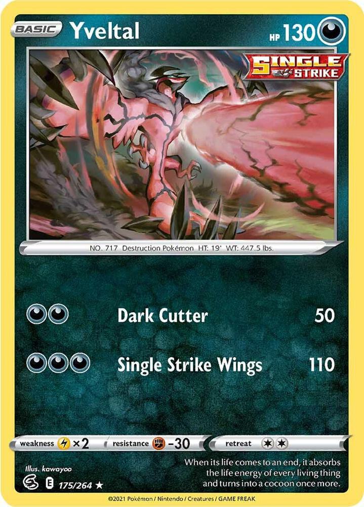 Pokemon Yveltal 175/264 Fusion Strike