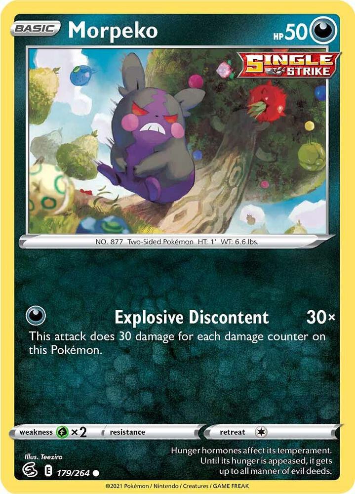 Pokemon Morpeko 179/264 Fusion Strike