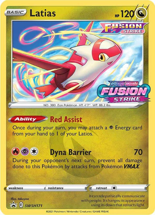 Pokemon Latias SWSH171 SWSH Black Star Promos
