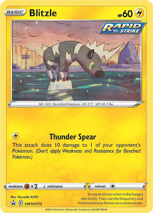 Pokemon Blitzle SWSH173 SWSH Black Star Promos