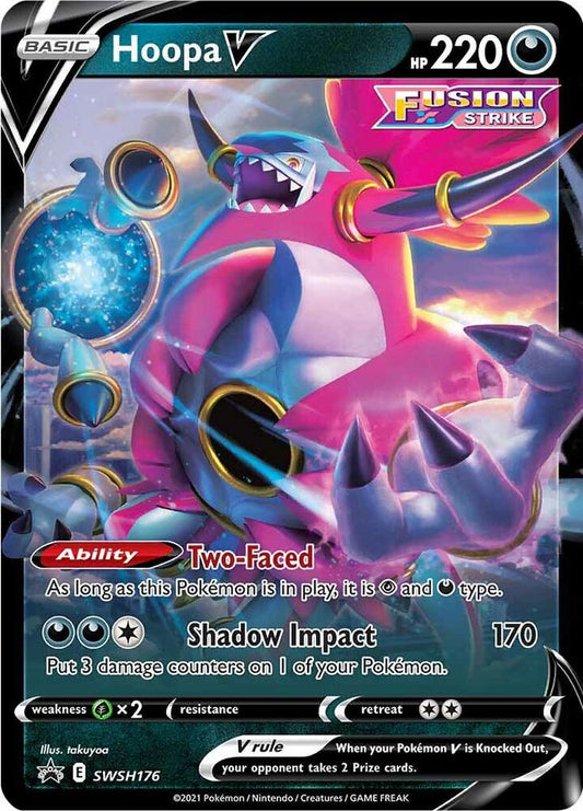 Pokemon Hoopa V SWSH176 SWSH Black Star Promos