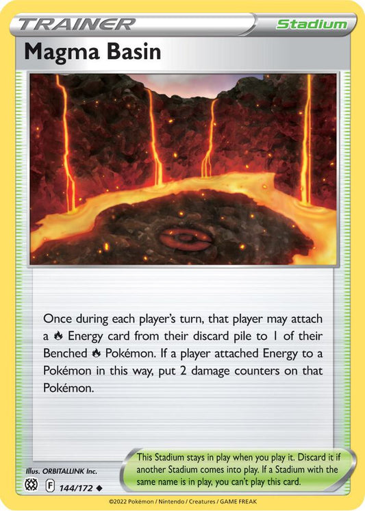Pokemon Magma Basin 144/172 Brilliant Stars