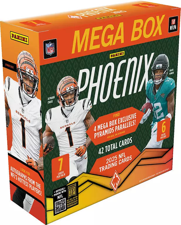 Panini Mega Box Phoneix 2025 NFL Trading Bundle Box